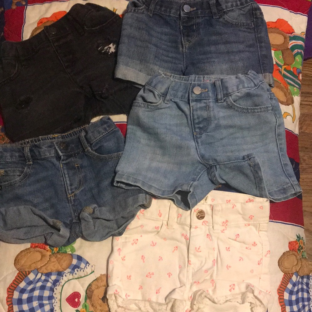 Lot of 2T little girl’s shorts
